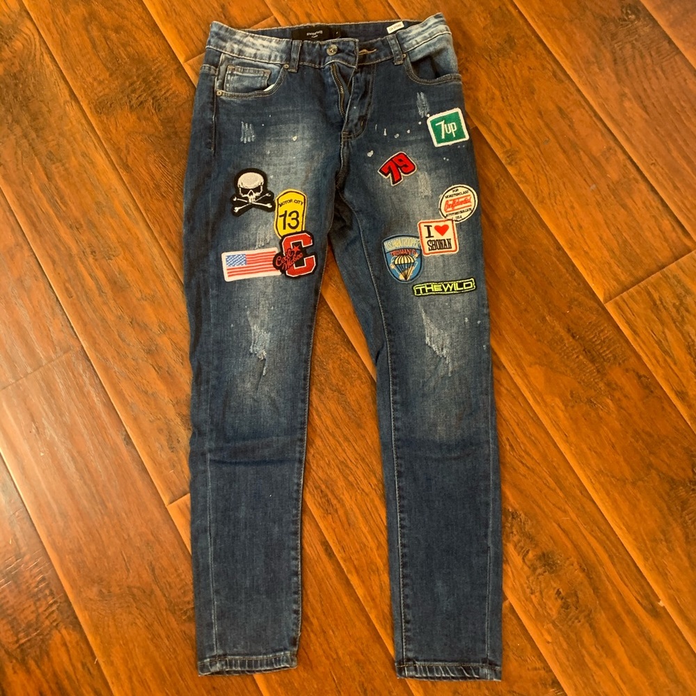 Patch jeans by SWEEWE Paris